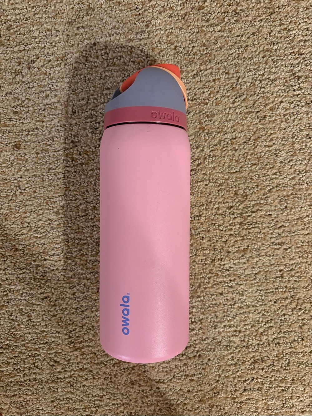 Owala Pink Insulated Water Bottle with Sport Cap